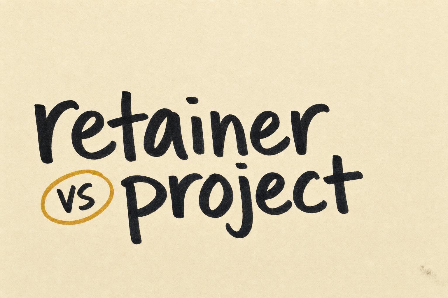 Agency Retainer vs Project Pricing: Which Wins in 2026?