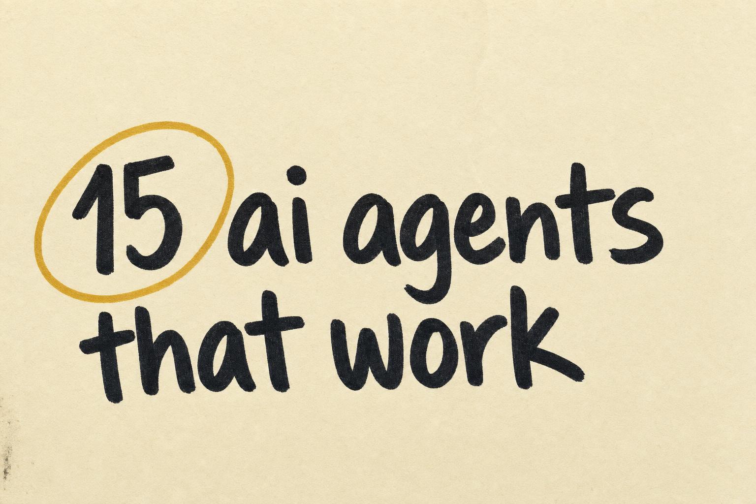 AI Agents Examples: 15 Real-World Agents You Can Copy