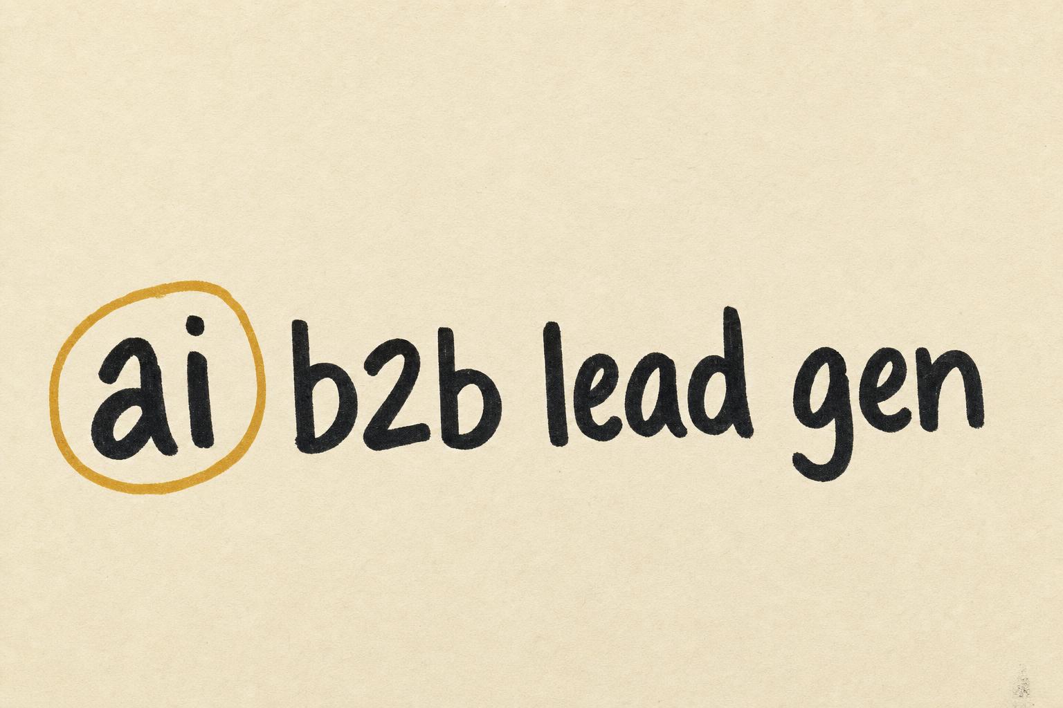 AI B2B Lead Generation: How AI Sales Agents Are Replacing SDR Teams
