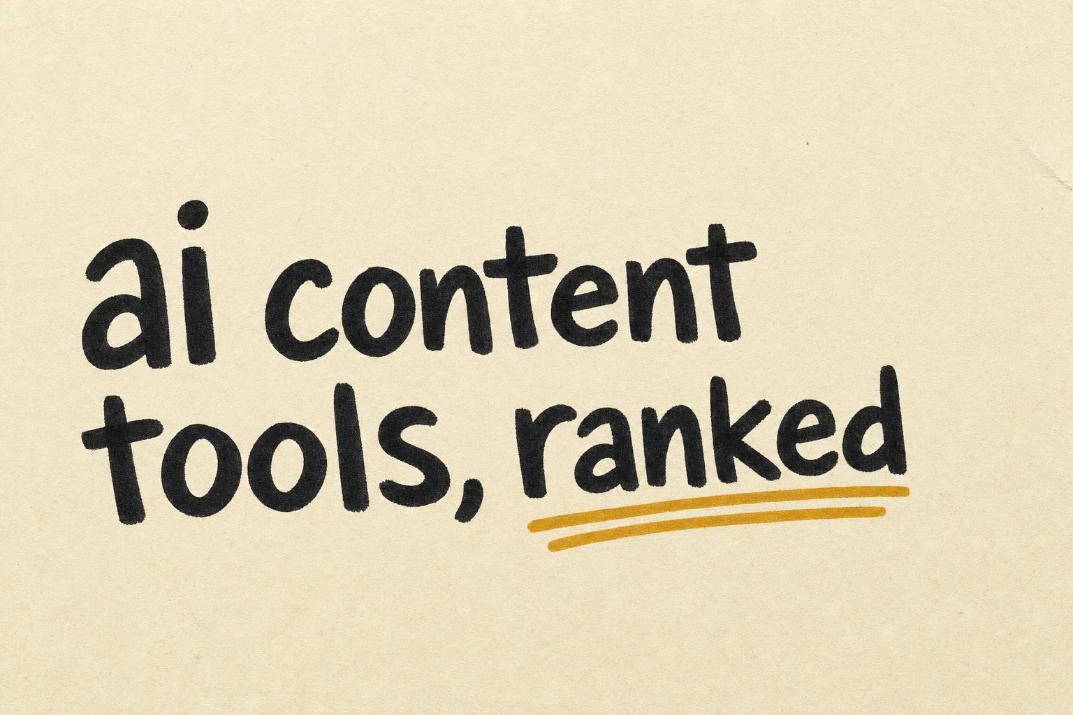 17 Best AI Content Generation Tools in 2026 (Tested and Ranked)