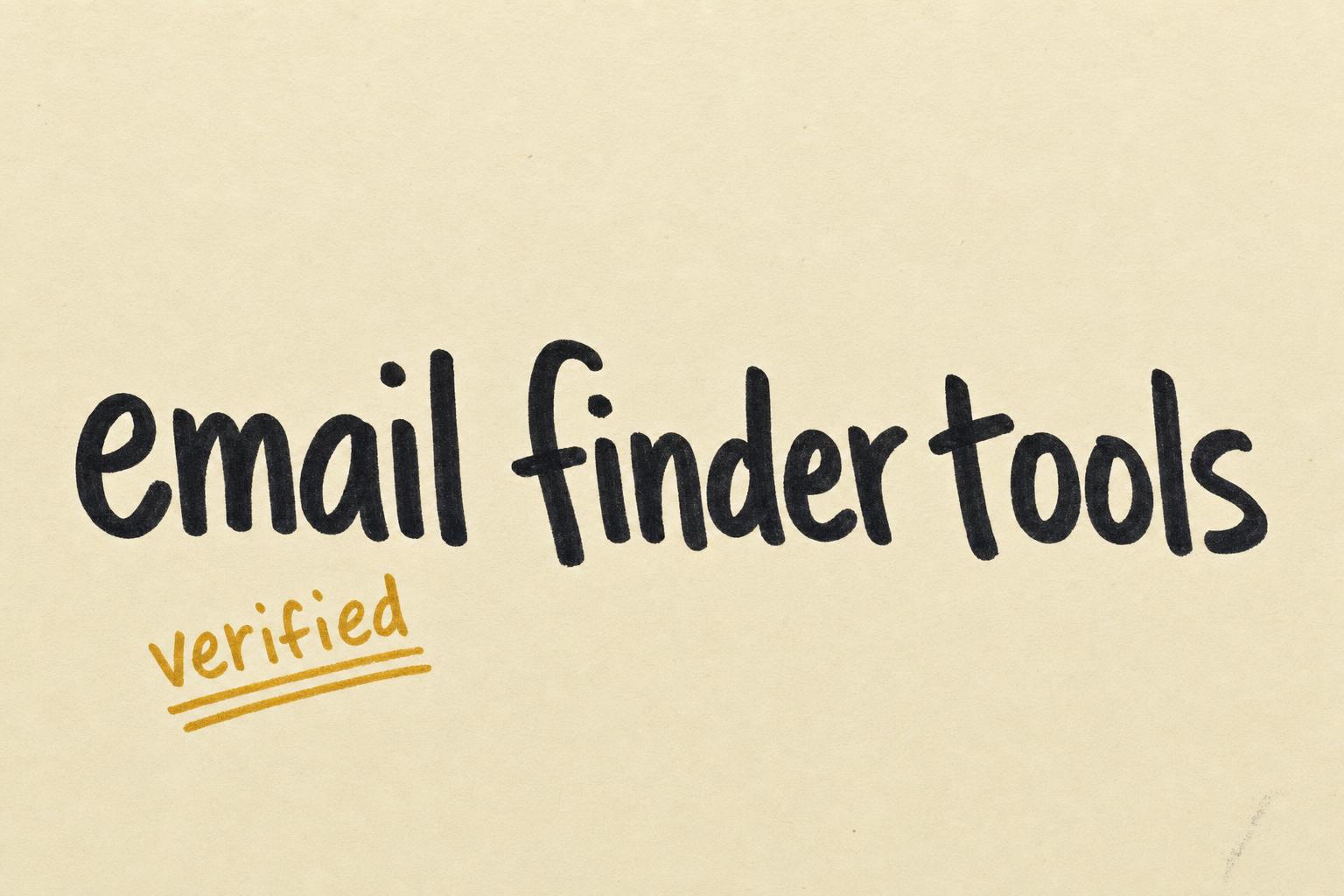 Best Email Finder Tools 2026 (Verified Emails, Honest Reviews)