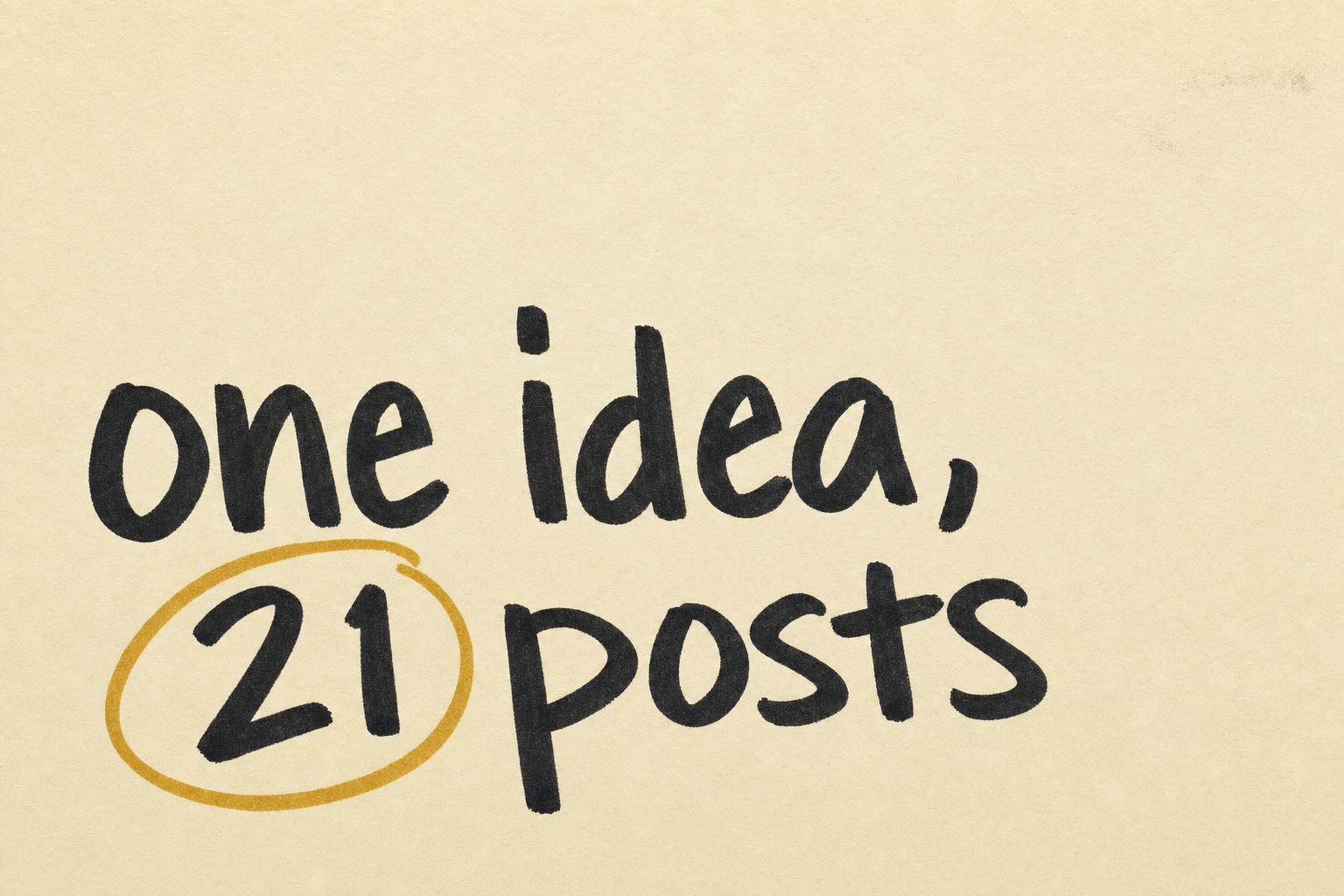 Content Repurposing Tools: Turn One Idea Into 21 Posts a Day Across 5 Platforms