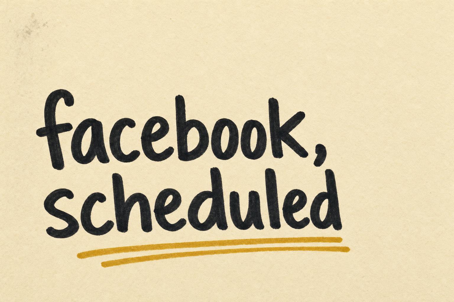 Facebook Post Scheduler: Pages, Groups, and Reels on a Single Calendar