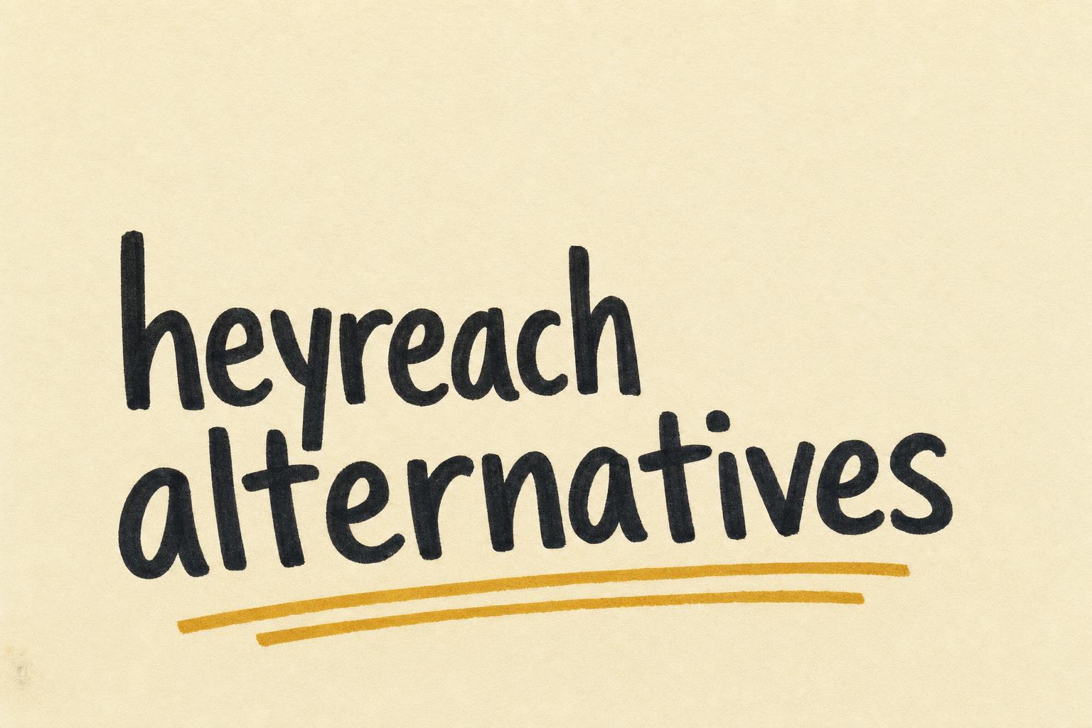 HeyReach Alternatives 2026 (LinkedIn at Scale + Email + AI)