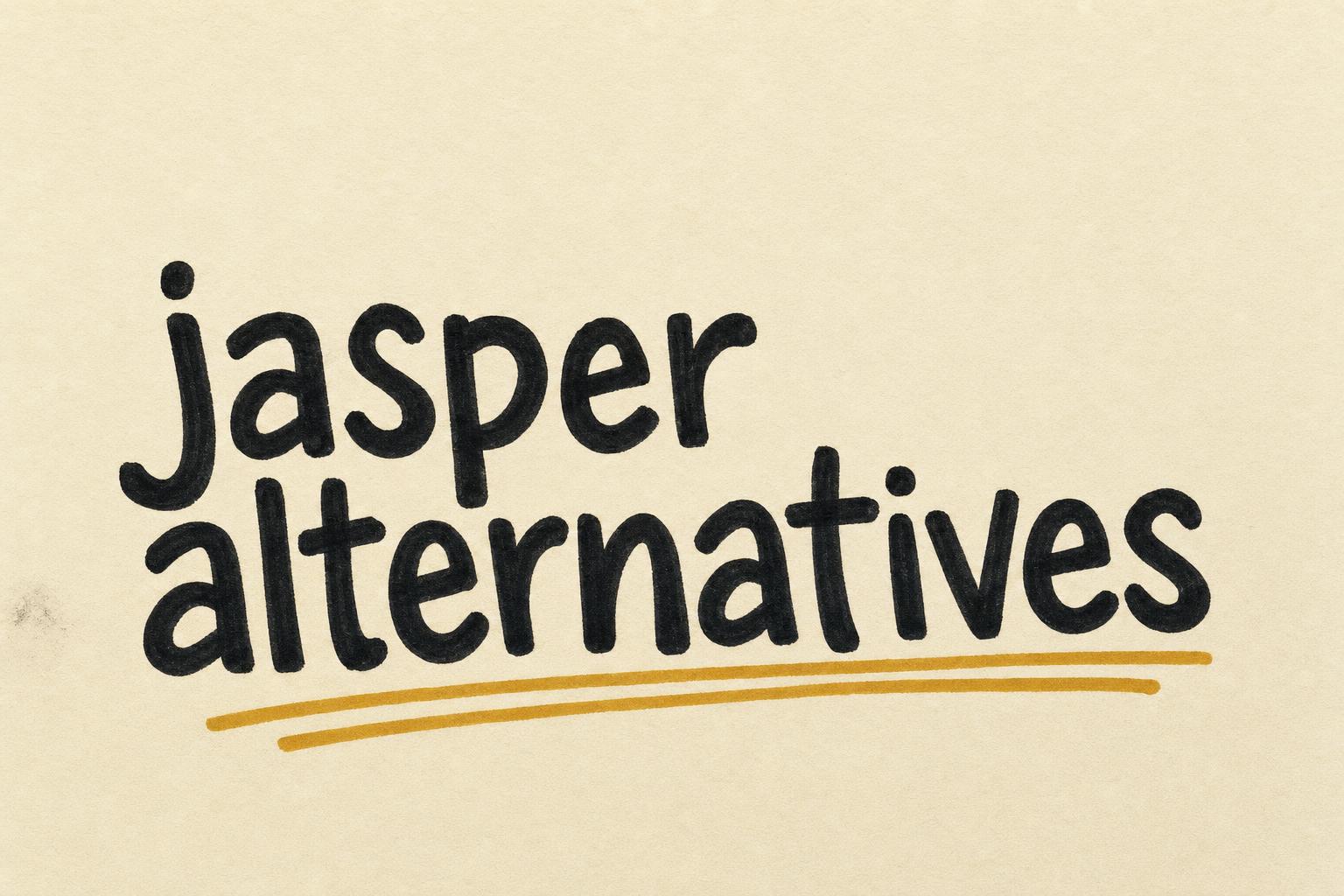 11 Best Jasper AI Alternatives in 2026 (Multi-Format Beats Text-Only)