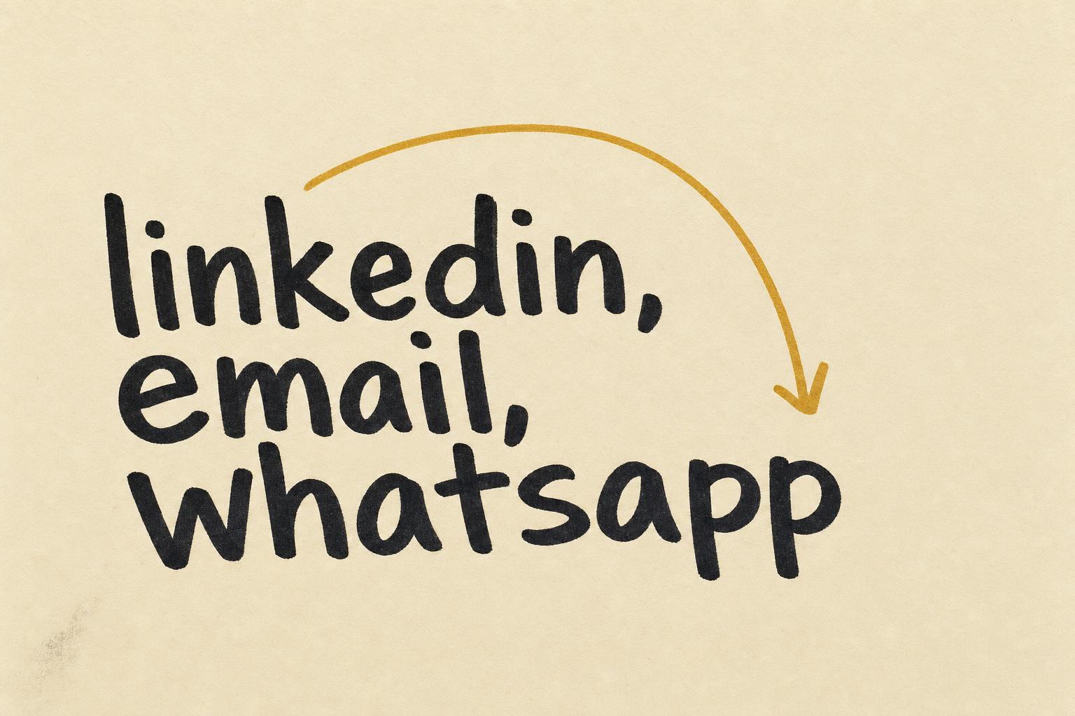 Multi-Channel Outbound Sequence: LinkedIn + Email + WhatsApp Playbook
