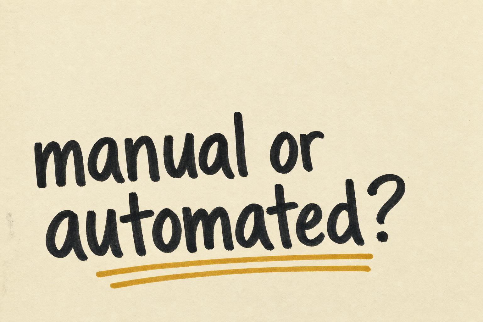 Outbound Automation vs Manual Prospecting: When to Switch (2026)